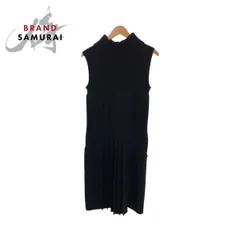 美品 CHANEL シャネル グリポアボタン サイズ34 ブラック ウール P41644K03099 ノースリーブ ニットワンピース レディース 505972【中古】のサムネイル