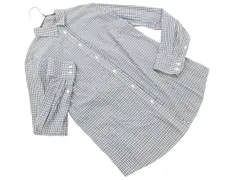 Shinzone シンゾーン チェック フリル 長袖 シャツ size36/緑ｘ白 ■◇ レディースのサムネイル