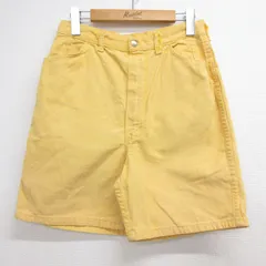 古着 ラングラー ショート パンツ ショーツ レディース 70年代 70s USA製 イエロー 26jun11のサムネイル