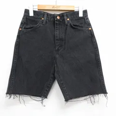 古着 ラングラー ショート パンツ ショーツ レディース 90年代 90s コットン USA製 ブラック デニム 26jun11のサムネイル