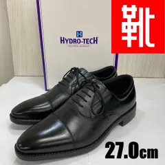 M-969 ■kutsu.com公式■HYDRO TECH  ウルトラライト＜内羽根ストレート＞ 本革 3E HD1507 ブラック  27.0cmのサムネイル