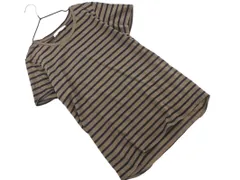 qualite カリテ アバハウス ボーダー フレンチ Tシャツ size3/カーキ ■◆ レディースのサムネイル