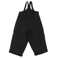 ブラックスキャンダル ヨウジヤマモトBLACK Scandal Yohji Yamamoto オックスフォードワークオーバーオール 黒1のサムネイル