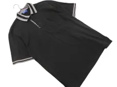 LANVIN ランバン GOLF ゴルフ カノコ ポロシャツ size48/黒 ■◆ メンズのサムネイル