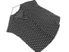 le.coeur blanc ルクールブラン ドット フレンチスリーブ ブラウス シャツ size38/黒 ■◆ レディースのサムネイル