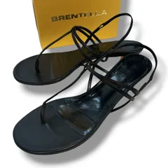 BRENTELLA ブレンテッラ Wストラップトングサンダル サンダル 箱付 収納袋付 SALON adam et rope サロンアダムエロペ ブラック 黒 サイズ38 1/2 レディース 夏 ゴーゴー古着マルイファミリー溝口店 26 No.943のサムネイル