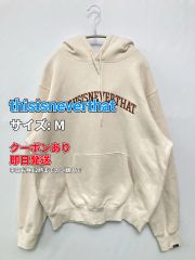 thisisneverthat ディスイズネバーザット パーカー M アイボリー メンズ レディース