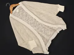 NOLLEY'S ノーリーズ リネン混 ドルマン ショール カーディガン size38/オフホワイトxゴールド ■◆ レディースのサムネイル