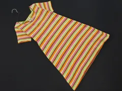 Jocomomola ホコモモラ ボーダー ワンピース size40/ピンクｘオレンジｘ緑 ■◆ レディースのサムネイル