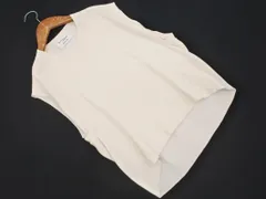 ADAM ET ROPE' アダムエロペ ノースリーブ ニット セーター size38/白 ■◆ レディースのサムネイル