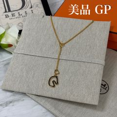 完売品 エルメス トネール 馬 ネックレス ピンクゴールド クレ 白
