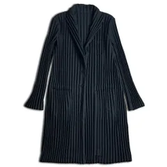 【2000AW】ISSEY MIYAKE プリーツジャケット コート ブラック イッセイミヤケ 2000000026060のサムネイル