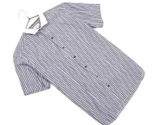 renoma レノマ HOMME ストライプ シャツ sizeL/グレー ■◆ メンズのサムネイル