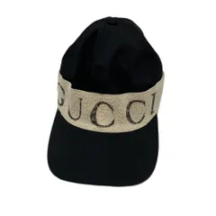グッチ GUCCI キャップ コットン 492545 4HC56 1077 ブラック L ベースボールキャップ 59 レディース【中古】のサムネイル