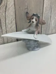 E 最終価格【ヴィンテージ】Lladro リヤドロ 可愛いパイロット 磁器人形のサムネイル