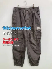 thisisneverthat ディスイズネバーザット カーゴパンツ S グレー メンズのサムネイル