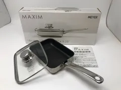 ◆MEYER マイヤー エッグフライパン MAXIM 18cm×13cm 中古◆21940のサムネイル