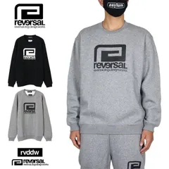 リバーサル REVERSAL スウェット トレーナー セットアップ対応 メンズ レディース ブランド 大きいサイズ BIG MARK SWEATSHIRT rvbs035 ブラック グレー M L XLのサムネイル