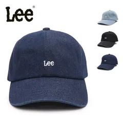 リー【Lee】250-076016 10OZ DENIM CAP デニム キャップ 帽子 綿100％ コットン ロゴ サイズ調整可能 ユニセックス メンズ レディース アウトドア スポーツ カジュアル シンプルのサムネイル