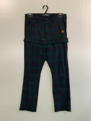【中古品】 MILKBOY ミルクボーイ タータンチェックボンテージパンツ  B12C118 メンズ ボトムス 【151-260703-hu-31-min】のサムネイル