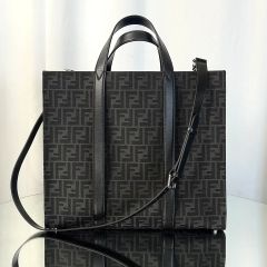 美品 FENDI トートバッグ ズッカ PVC ビジネスバッグ A4 黒 - メルカリ