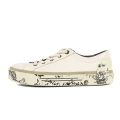 LANVIN ランバン サイズ:7(26.0cm相当) ペイントソール レザー ローカット スニーカー ホワイト 白 ローカット シューズ 靴 スペイン製【メンズ】【中古】のサムネイル