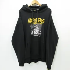 【三重本店】 中古 NASTY DOG | ナスティードッグ プリントフーディ プルオーバーパーカー ブラック サイズ：XL 【103】のサムネイル