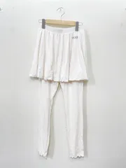 美品 gelato pique ジェラートピケ ルームウェア スカート レギンス sizeF/クリーム  ■■レディースのサムネイル
