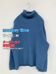monkey time モンキータイム ニット/セーター M ブルー メンズ レディースのサムネイル