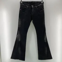 【中古】TORNADO MART コーディング加工 フレアデニム ブラック サイズS 20-01986 トルネードマート[24]のサムネイル