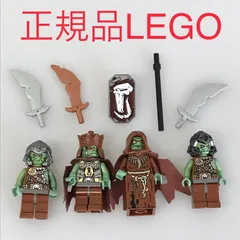 正規品 中古 LEGO レゴ キャッスル  ミニフィグ　4個　まとめ売り　おまけ付き N0-433 ※お城シリーズ　しにがみ大王　魔法使い　ウォーリアー　7097 361のサムネイル