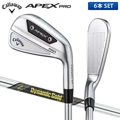 キャロウェイ エイペックス プロ アイアンセット 6本組(5-P) ダイナミックゴールド MID115 スチールシャフトのサムネイル