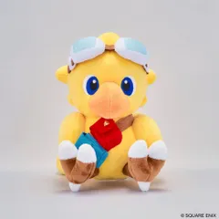 【予約】【新品】ファイナルファンタジー ぬいぐるみ チョコボ えほん チョコボと空飛ぶ船ver.【正規品】のサムネイル