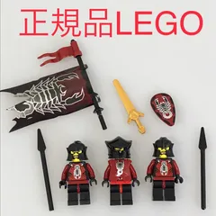 正規品 中古 LEGO レゴ ナイトキングダム　騎士の王国  ミニフィグ　3個　まとめ売り　おまけ付き N0-431 ※お城シリーズ　キャッスル　オールドレゴ　ブラデック卿　シャドウナイト 361のサムネイル