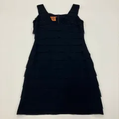 トリーバーチ Tory Burch ノースリーブ ワンピース ポリエステル ブラック 2 レディース【中古】のサムネイル