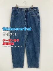 thisisneverthat ディスイズネバーザット デニムパンツ L ブルー メンズ レディースのサムネイル
