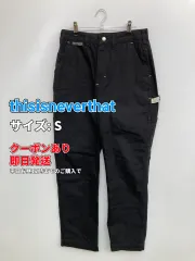 thisisneverthat ディスイズネバーザット デニムパンツ S ブラック メンズ レディースのサムネイル