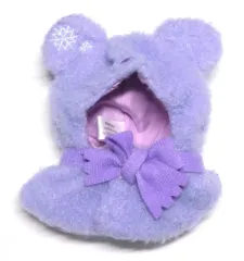 【中古】ぬいぐるみマスコット衣装・アクセサリー パープル 「UniBEARsity(ユニベアシティ) ぬいぐるみキーチェーン専用 シークレットコスチューム ミッキー ポンチョ 雪だるま」のサムネイル