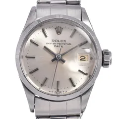 ロレックス ROLEX 6519 ヴィンテージ オイスターパーペチュアル デイト ファインリーエンジンターンドベゼル Cal.1161 レディース O#148568のサムネイル