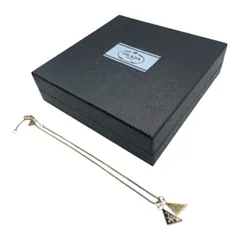 PRADA プラダ エナメル メタル ネックレス ロブスタークロークラスプ エナメルトライアルグルロゴ付き 1IC259_2DR5_F019F レディース ウィメンズ 【ギャランティーカード、製品情報カード付】のサムネイル