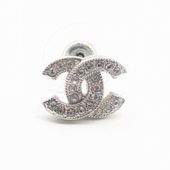 CHANEL ココマーク ラインストーン ピアス 片耳用 ＊即日発送可能