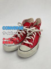 CONVERSE コンバース スニーカー 24 レッド レディース