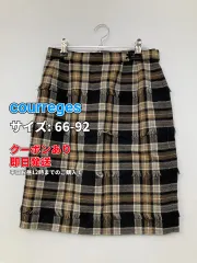 courreges クレージュ ショート/ミニスカート 66-92 イエロー レディースのサムネイル