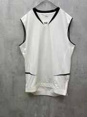 UNDER ARMOUR アンダーアーマー 裏メッシュ ゴルフウェア ノースリーブ ベスト sizeXL/ホワイト ■◆ メンズのサムネイル