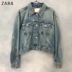 ZARA ザラ TRFデニムジャケット カットアウトXS 美品 - メルカリ