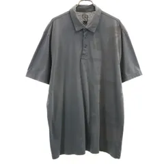 VOLCOM ボルコム 半袖 ポロシャツ XL チャコールグレー メンズ 古着のサムネイル
