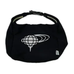 中古 ビームスゴルフ BEAMSGOLF カートバッグ 黒 ワンタッチバックル ビックロゴ シンプル 軽量のサムネイル
