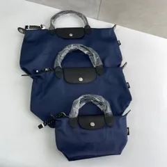 LONGCHAMP ロンシャン ル プリアージュ エナジートップハンドルバッグ 2WAY ショルダーバッグ ハンドバッグ XS-S-M ネイビーのサムネイル