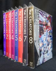 애니메이션 Blu-ray Re:CREATORS 완전 생산 한정판 전 8권 세트
