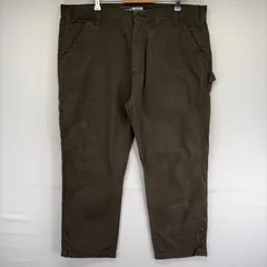 古着 カーハート Carhartt パンツ ハンマーループ ワンポイントロゴ 大きいサイズ ジッパーフライ W42 L30  ブラウン系 メンズのサムネイル